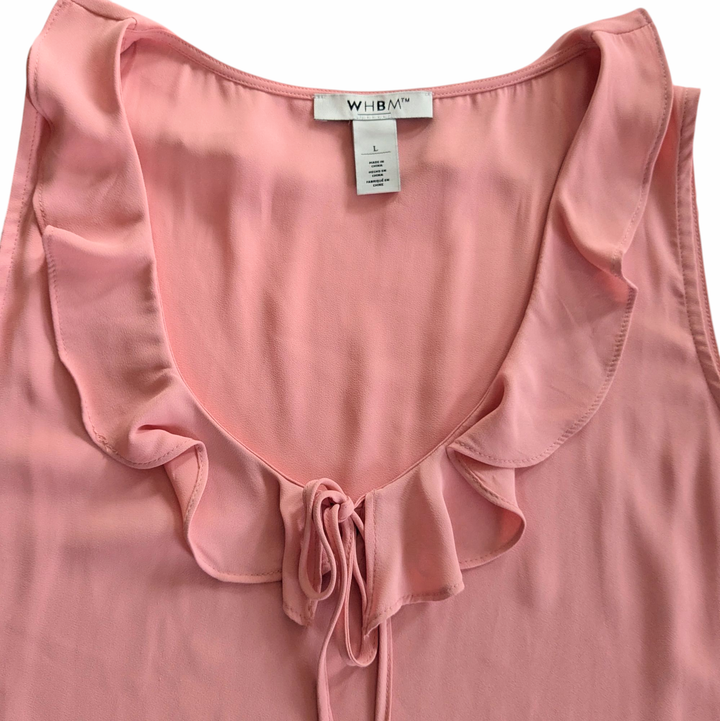White House Black Market Pink Top Size Large