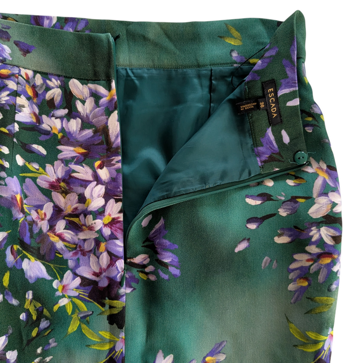 Escada Floral Pencil Skirt Size 36