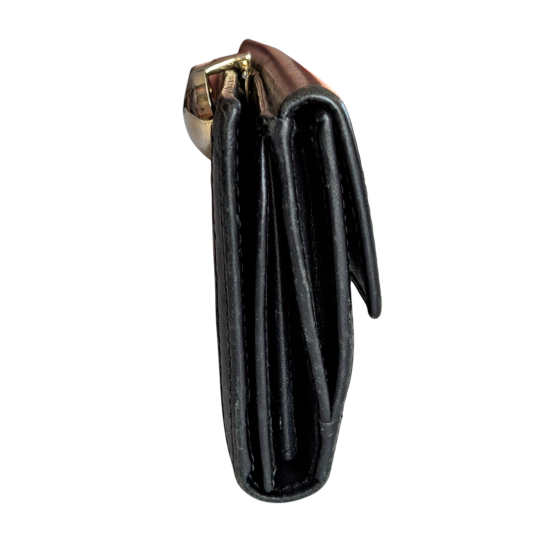 Gucci Logo Embossed Leather Wallet