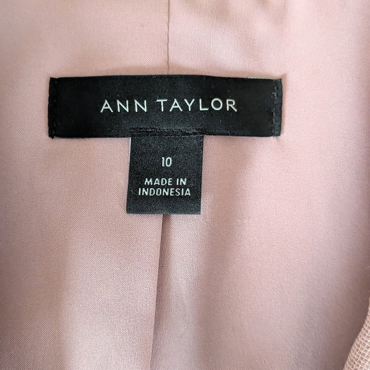 Ann Taylor Pink Blazer Size 10