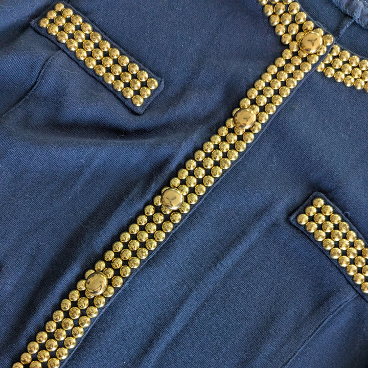 Adrienne Vittadini Vintage Knit Skirt Suit Size 10