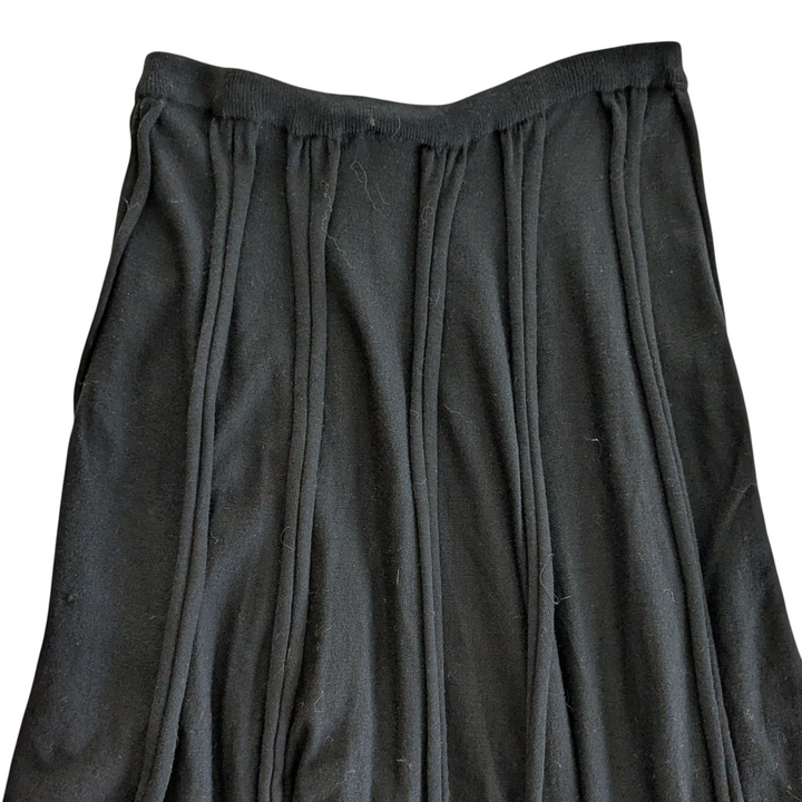 Black Knit Bubble Skirt Size Small