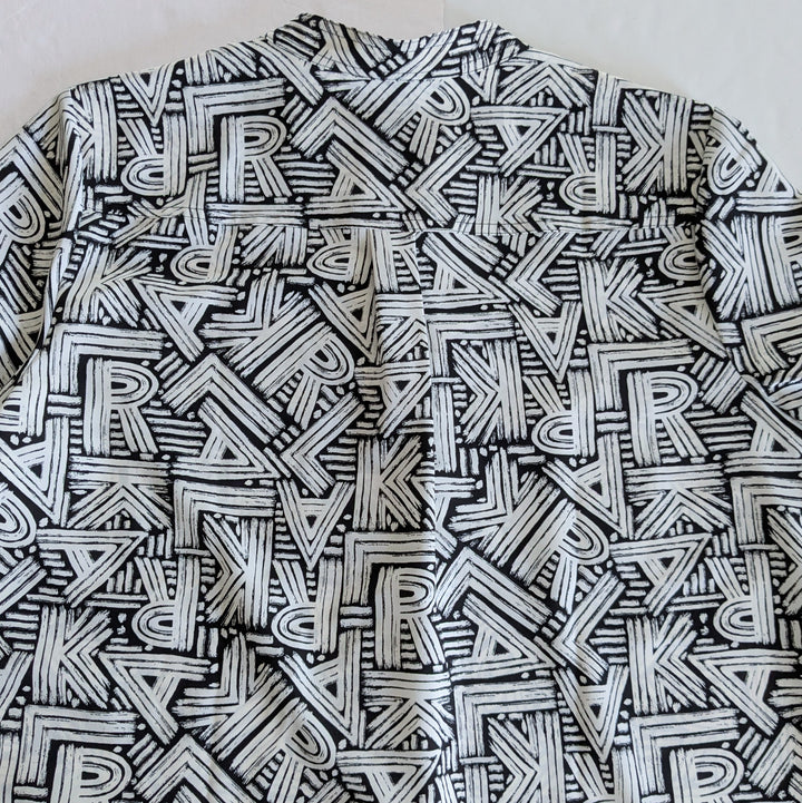 Karl Lagerfeld Paris Logo Print Shirt Size XL NWT