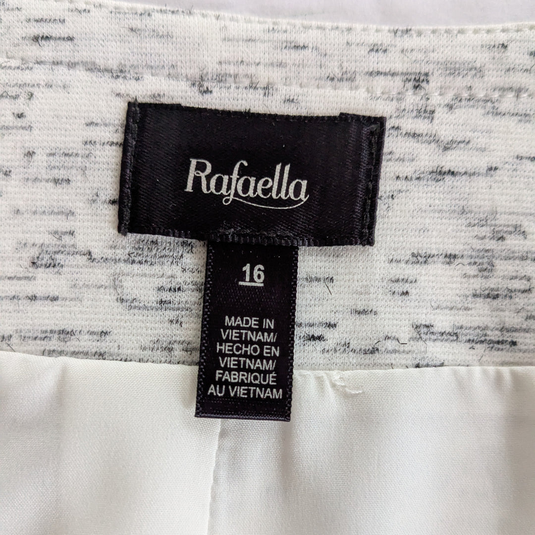 Rafaella Knit Moto Jacket Size 16