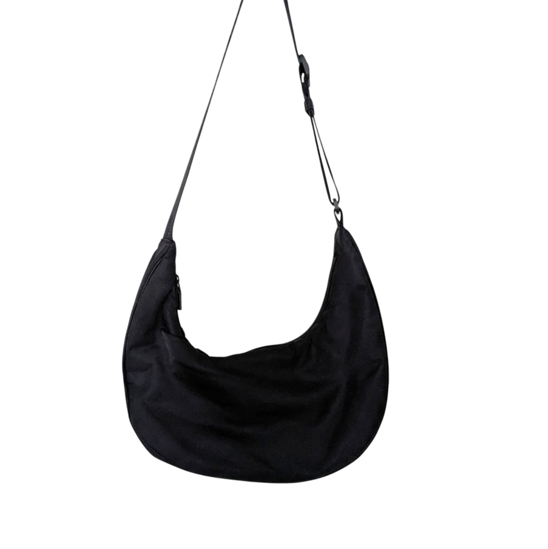 Aritzia's Sunday Best Goldie Black Nylon Hobo Bag