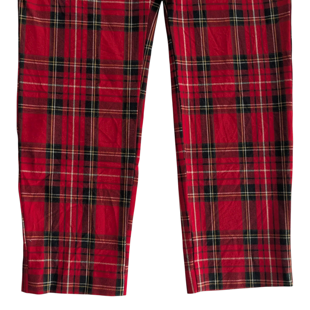 Old Navy Plaid Pixie Cropped Pants Size Small