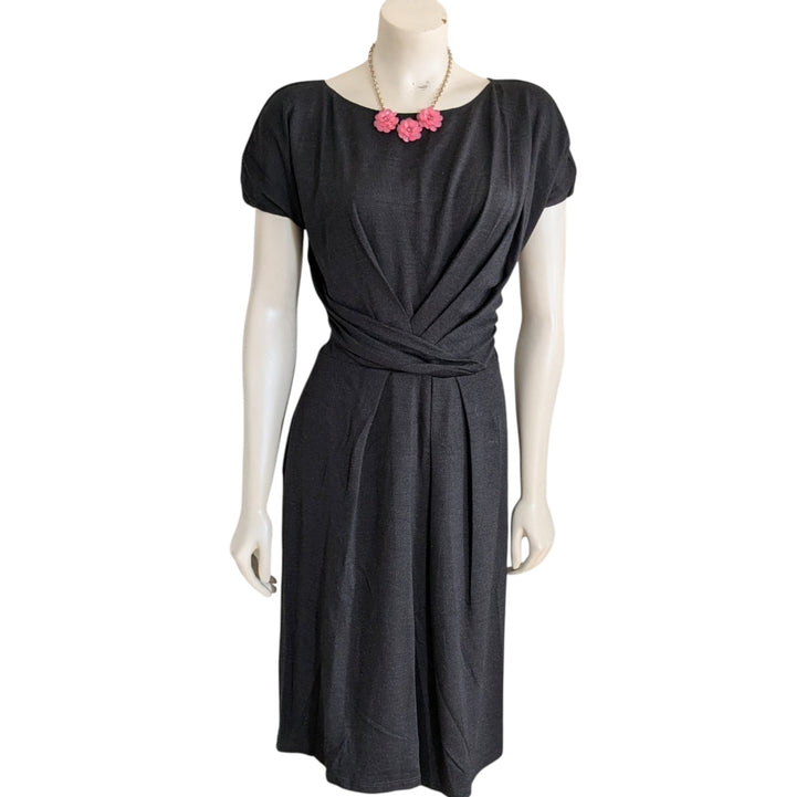 MaxMara Wool Jersey Midi Dress Size 14 NWT