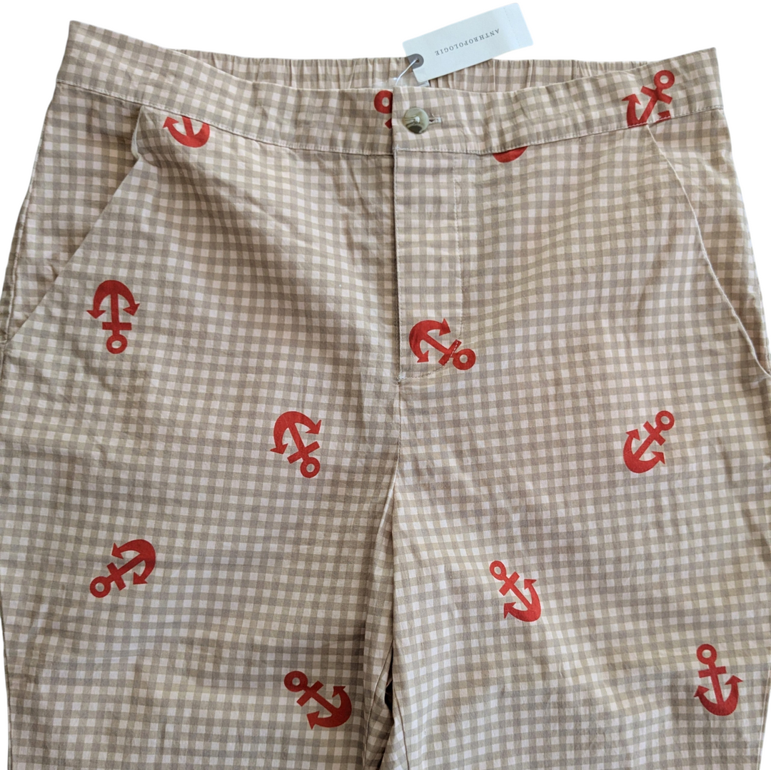 Anthropologie Celedine Cropped Pants Size Medium