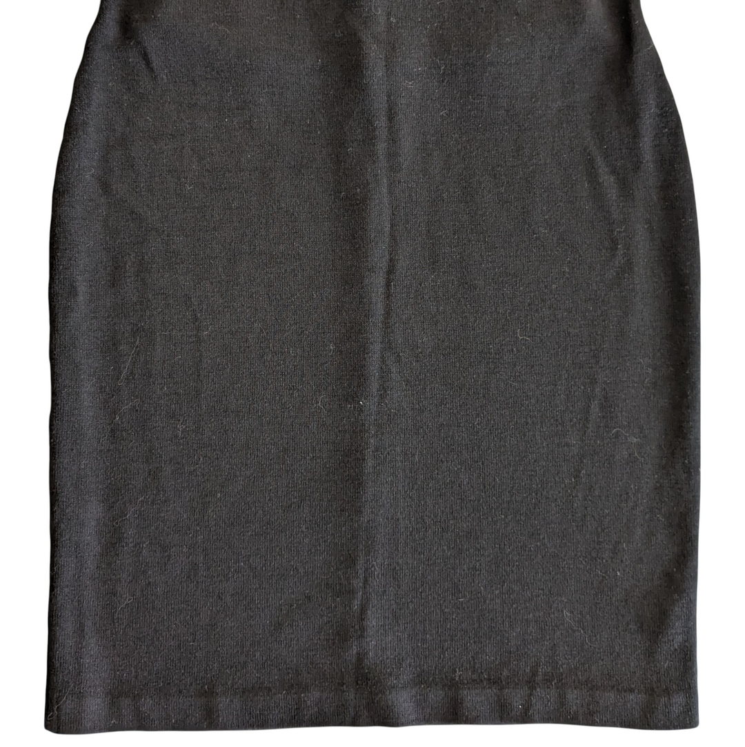 St John Caviar Knit Sheath Dress Size 12