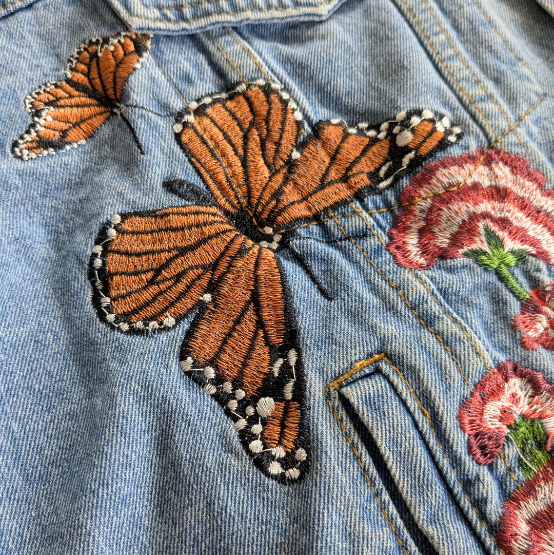 Carmar Embroidered Denim Jacket