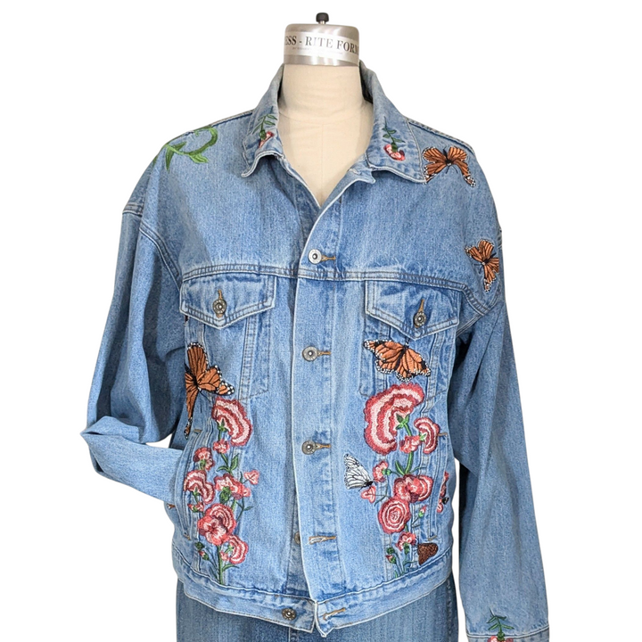 Carmar Embroidered Denim Jacket