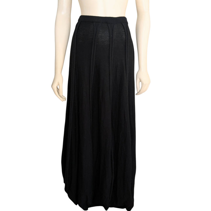 Black Knit Bubble Skirt Size Small