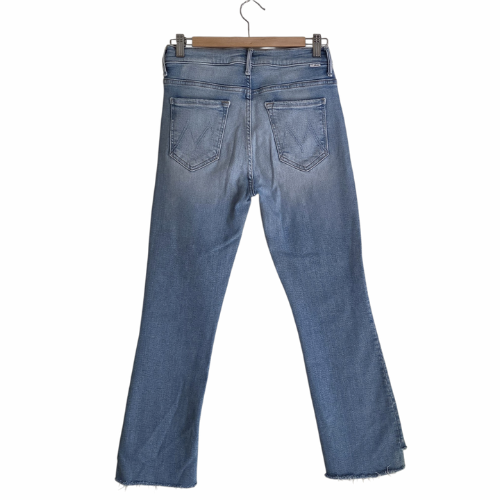 Mother The Insider Crop Step Fray Jeans Size 28
