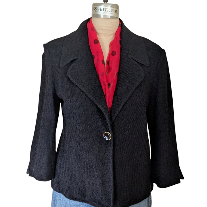 St John Santana Knit Jacket Size 12