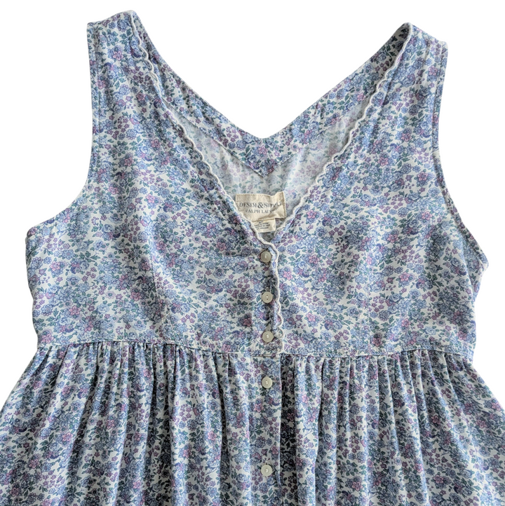 Vintage Denim & Supply by Ralph Lauren Floral Print Dress Size Small