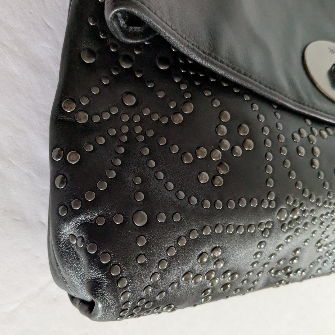 Coach Mini Stud Large Leather Clutch