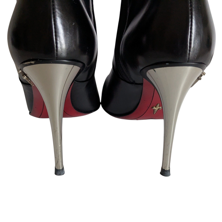 Cesare Paciotti Tall Leather Boots Size 36