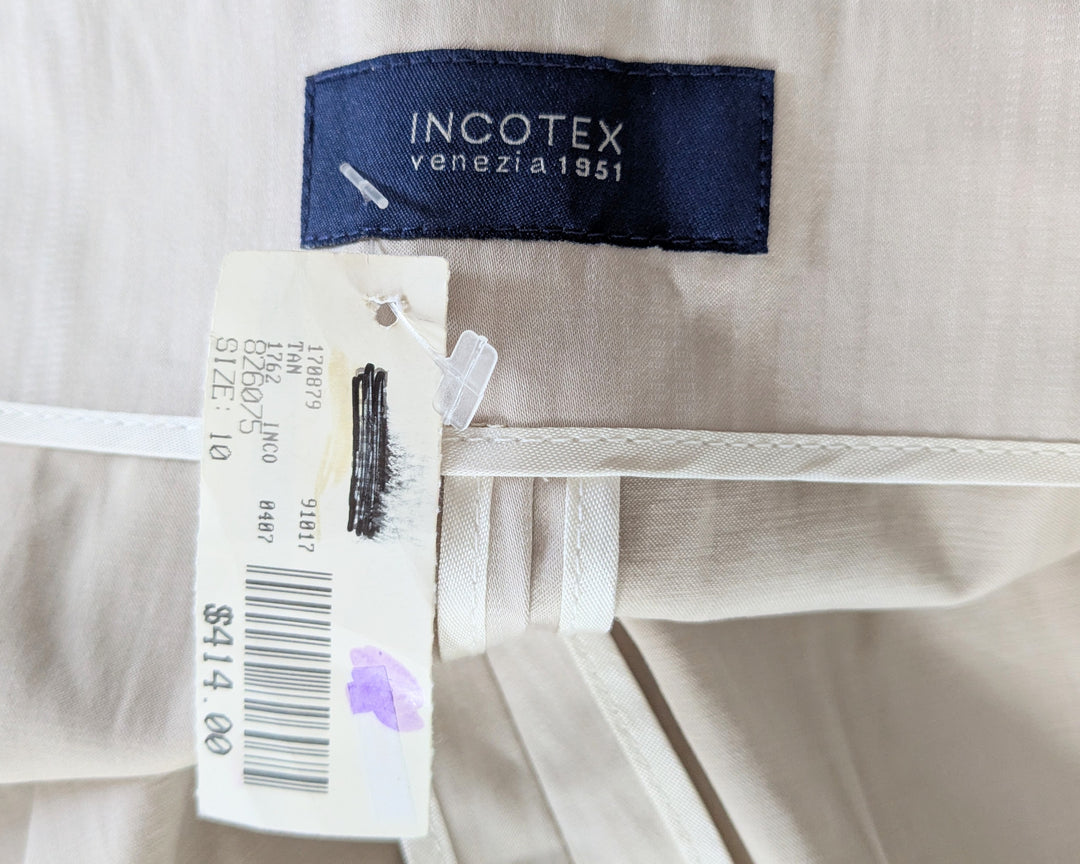 Incotex Cotton Ankle Pants Size 46