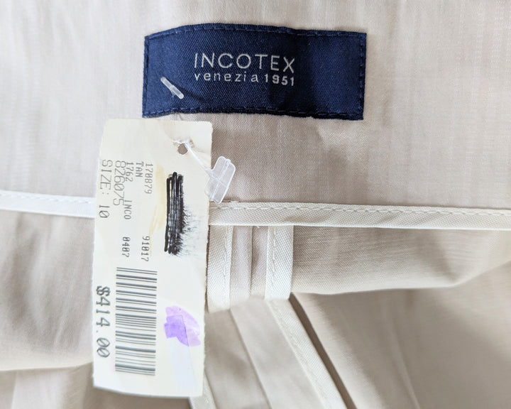 Incotex Cotton Ankle Pants Size 46