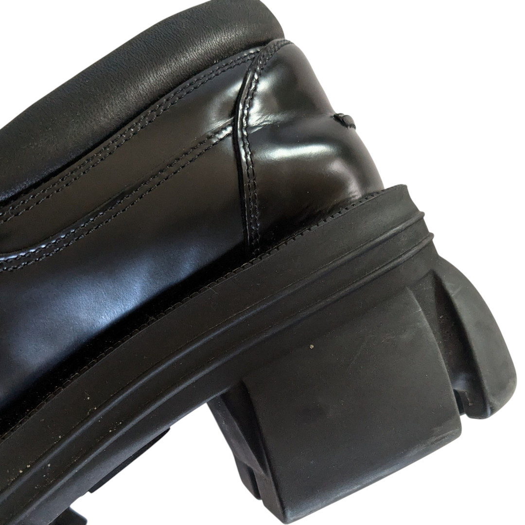 Gucci Sylke Platform Leather Loafers Size 41.5