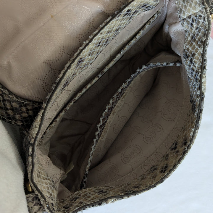 MICHAEL Michael Kors Charlton Snakeskin Crossbody