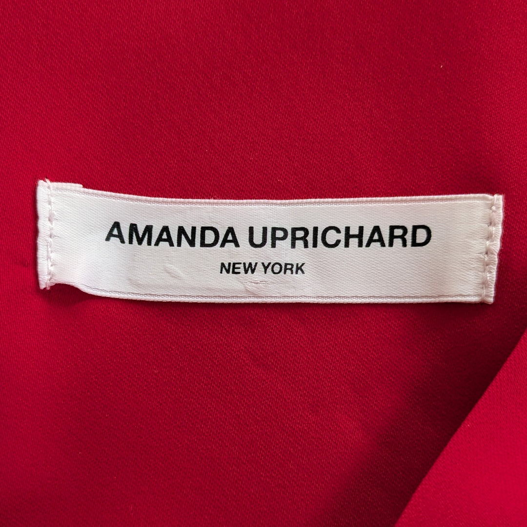 Amanda Uprichard Red Cairo Top Size Medium