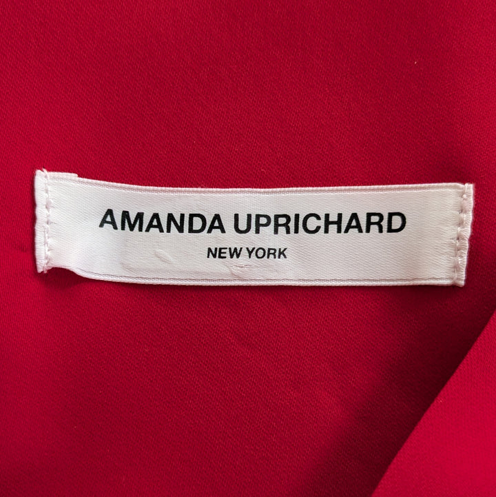 Amanda Uprichard Red Cairo Top Size Medium