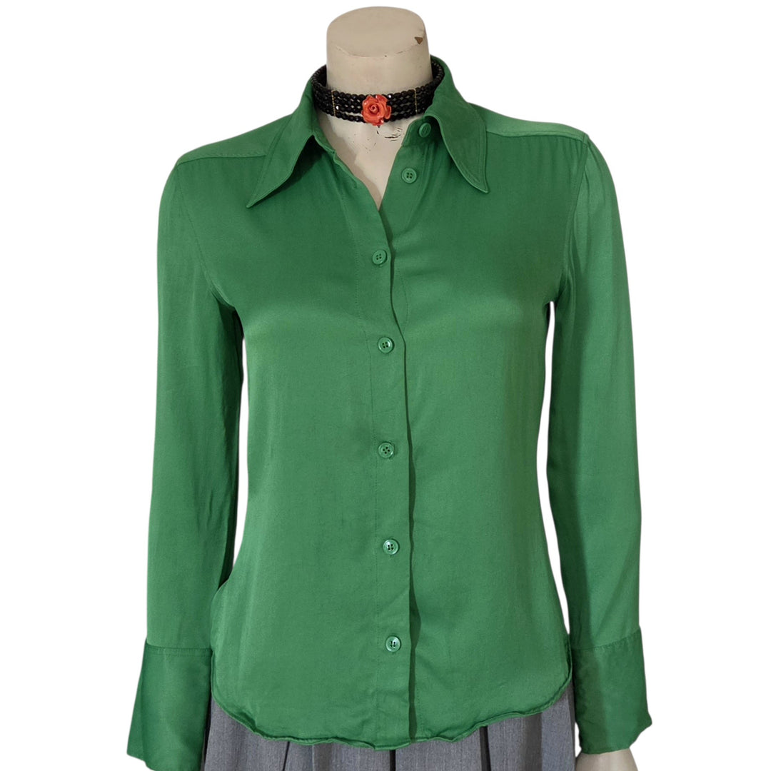 Zara Satin Blouse Size XS