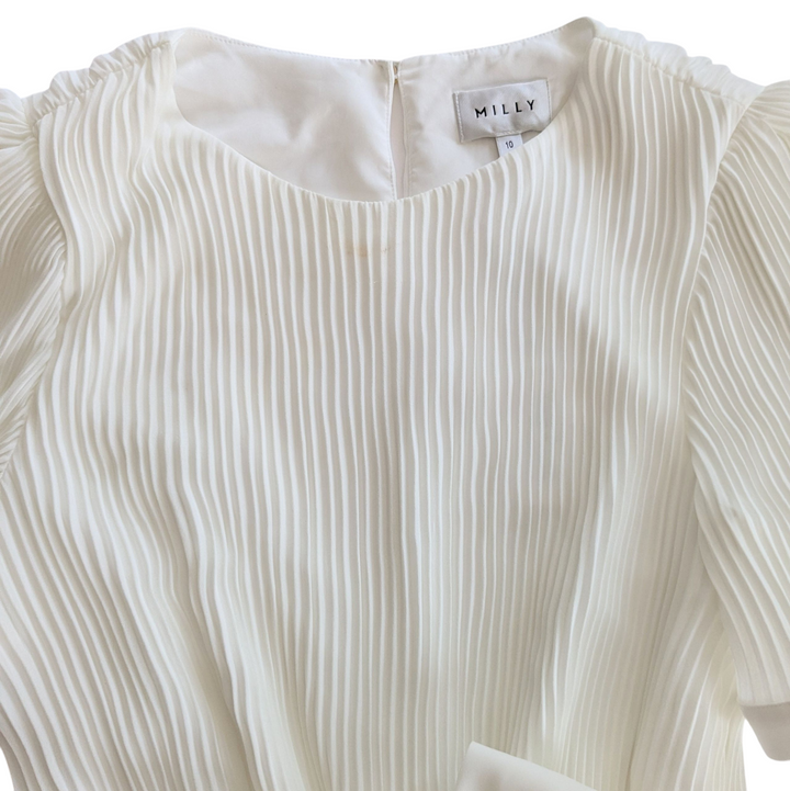 Milly Lumi Pleated Dress Size 10