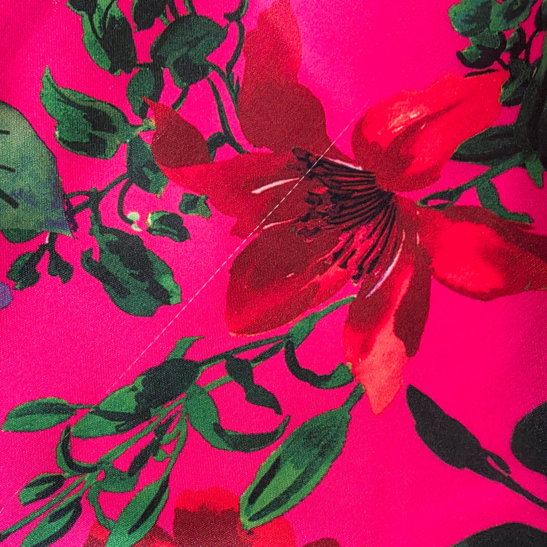 Eliza J Pink Floral Dress Size 8