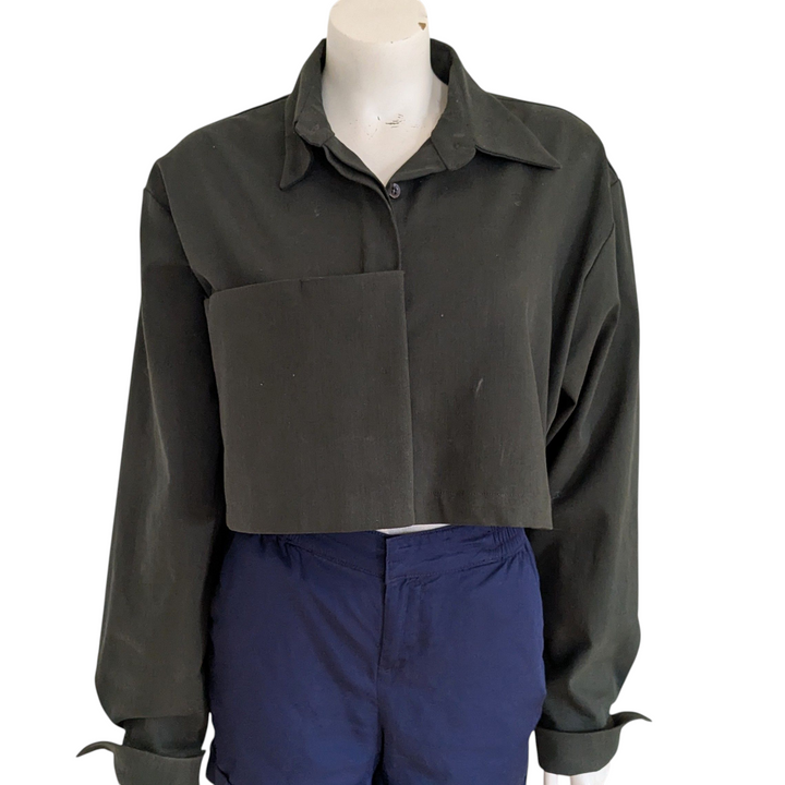 Israella Kobla Cropped Jacket Size Large