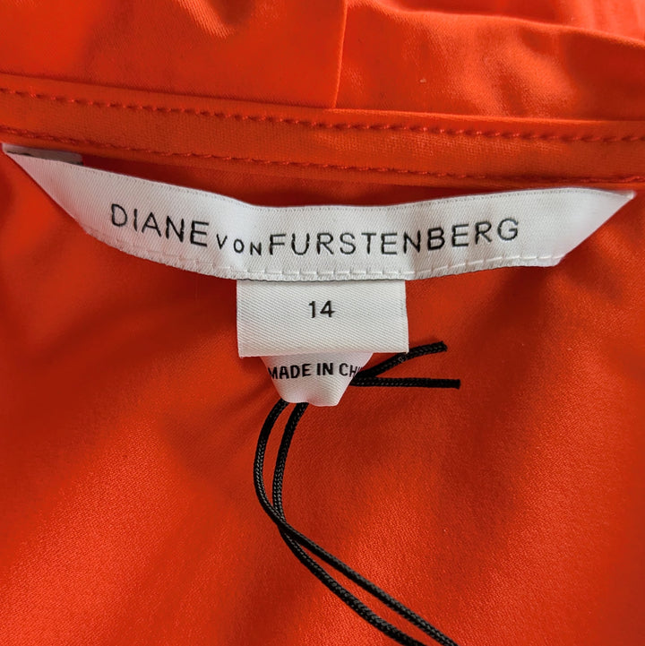 Diane von Furstenberg Bethania Wrap Dress Size 14