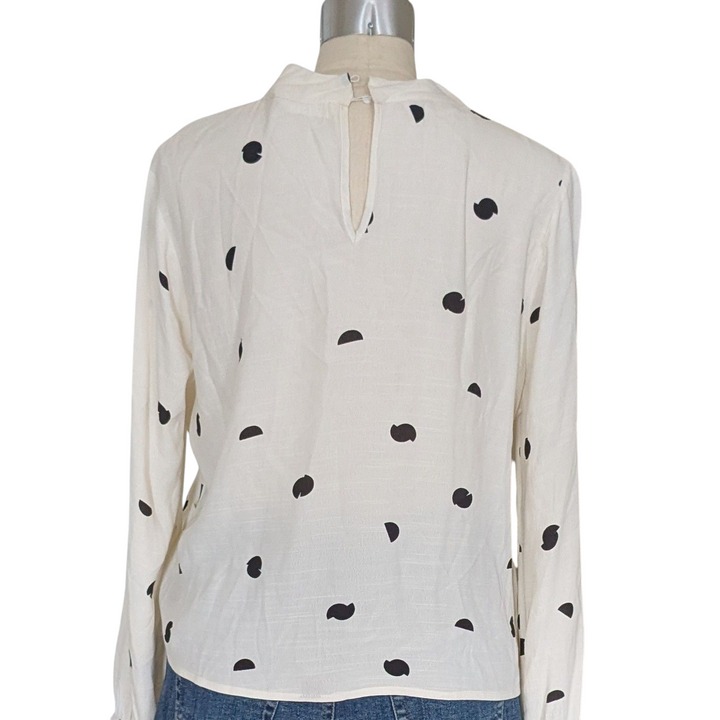 ASTR Polka Dot Blouse Size Large