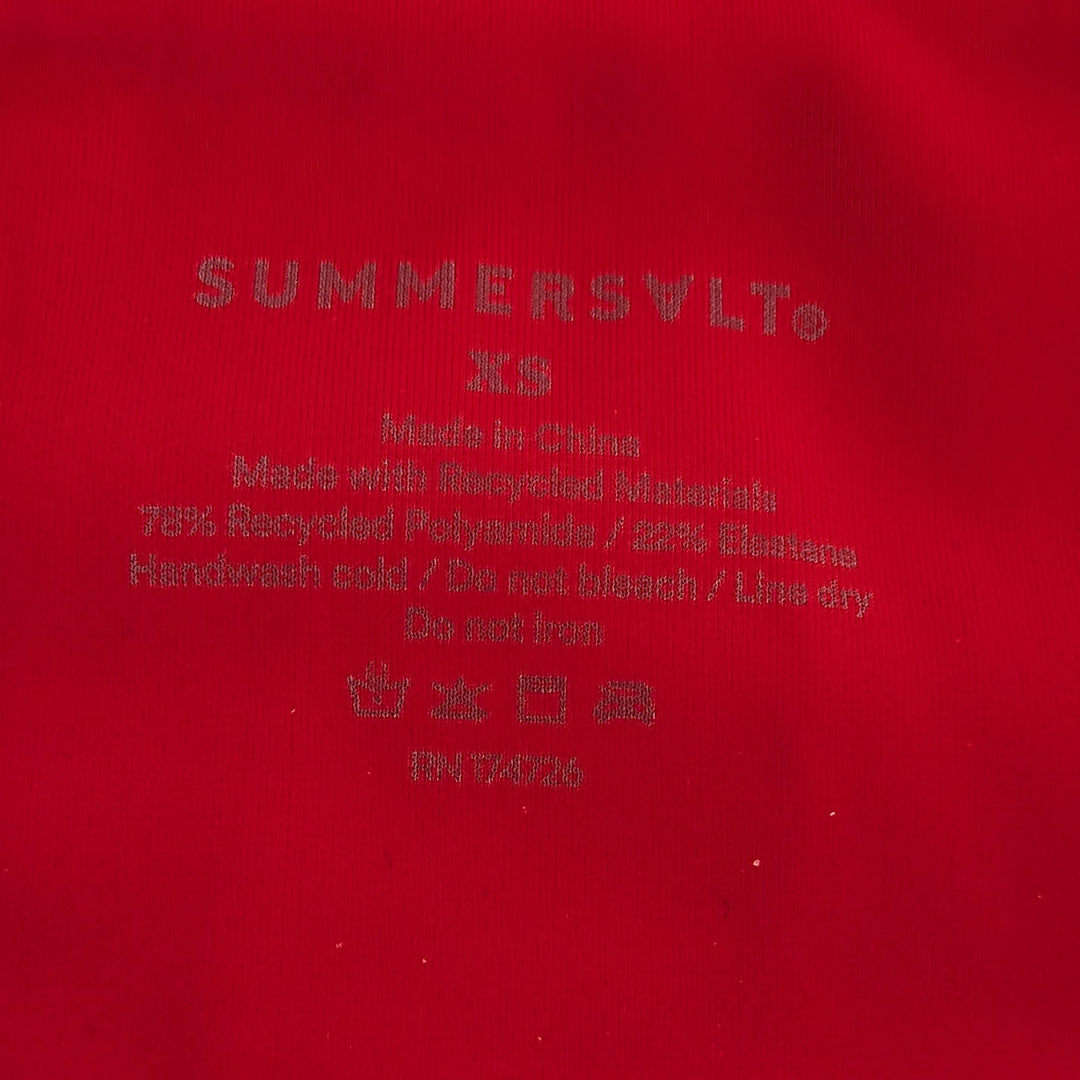 Summer Salt Red Swim Skirt Size XS