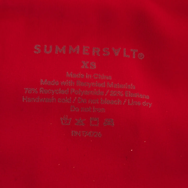 Summer Salt Red Swim Skirt Size XS