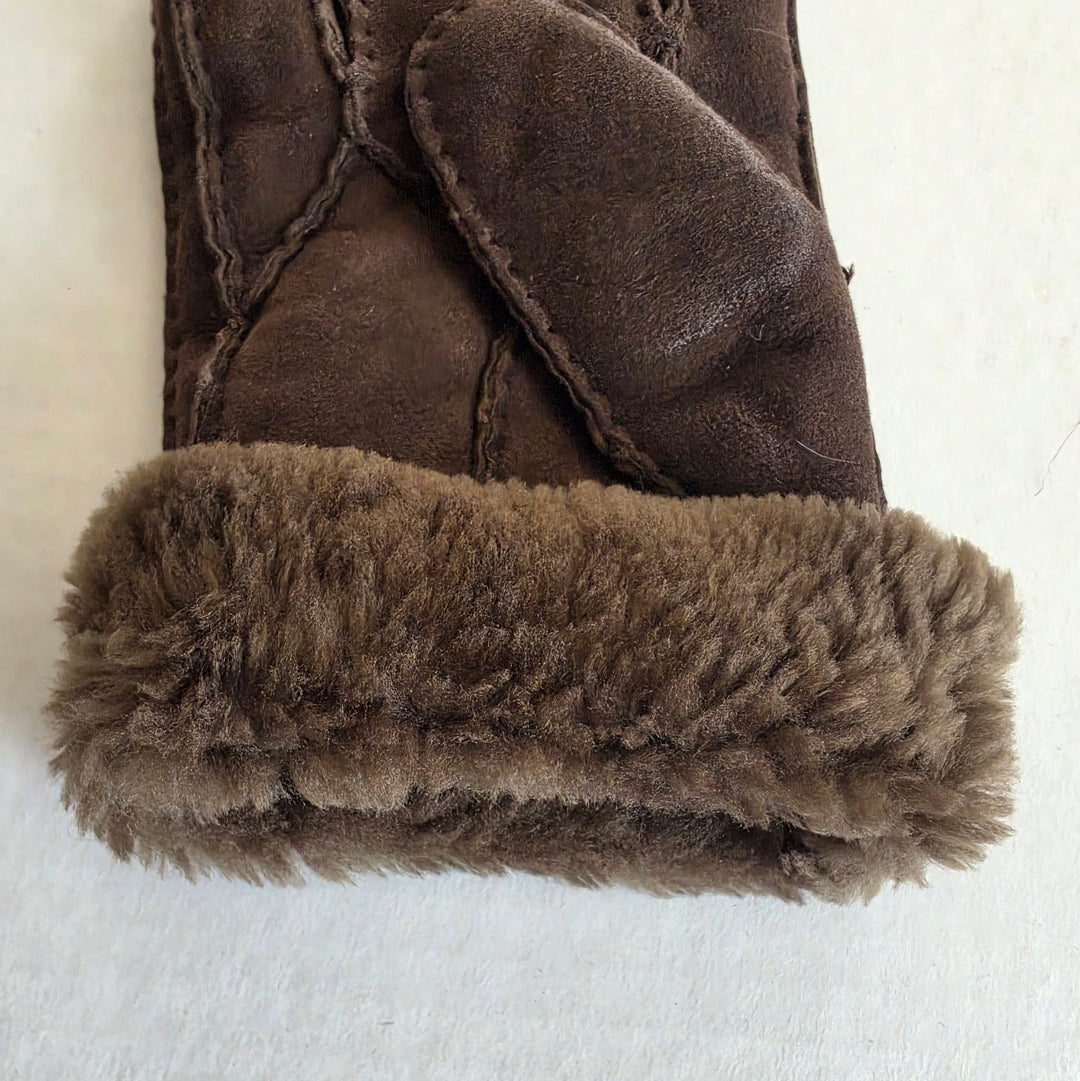 Surell Shearling Gloves Size Large