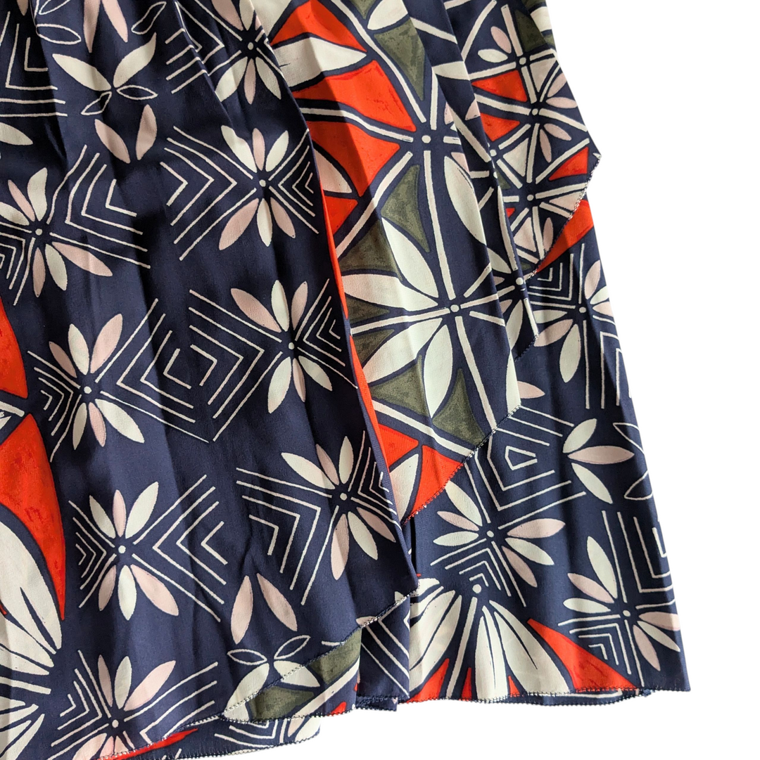 Tory Burch Acoma Pottery Midi Dress Size 12