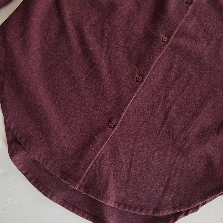 Kit & Ace Burgundy Shacket Size Small