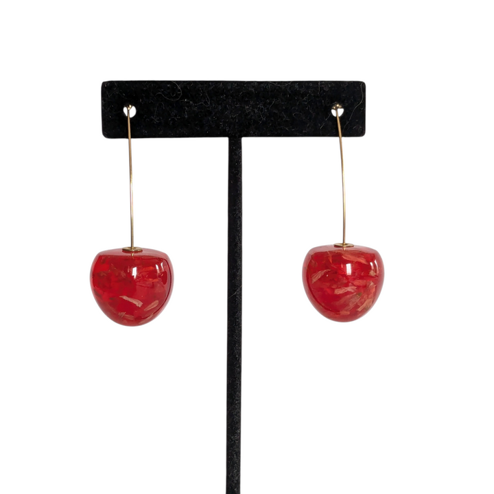 Cherry Drop Earrings