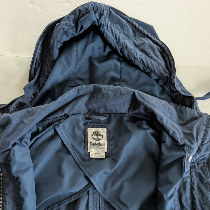 Timberland Long Hooded Jacket Size XS