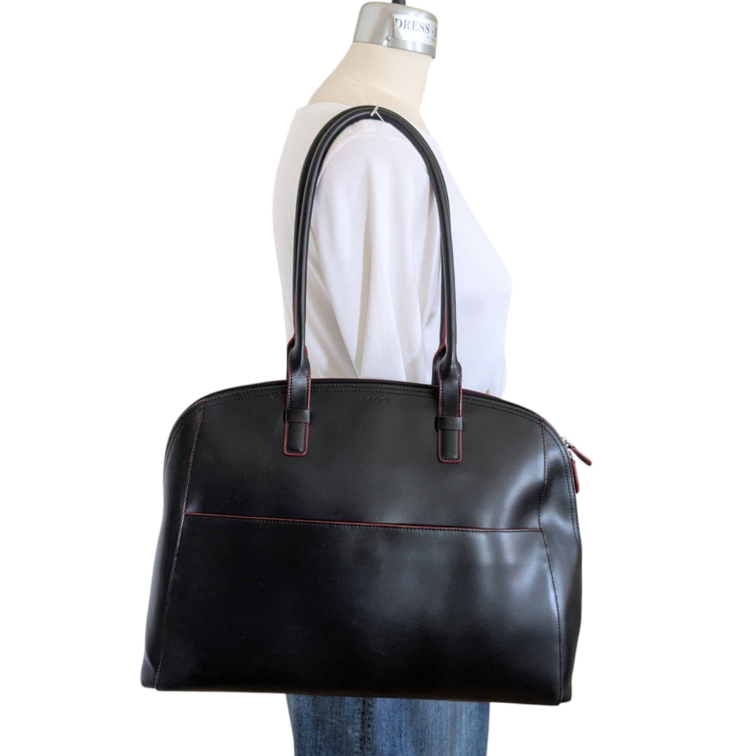 Lodis Audrey Buffy Leather Domed Shoulder Tote Bag