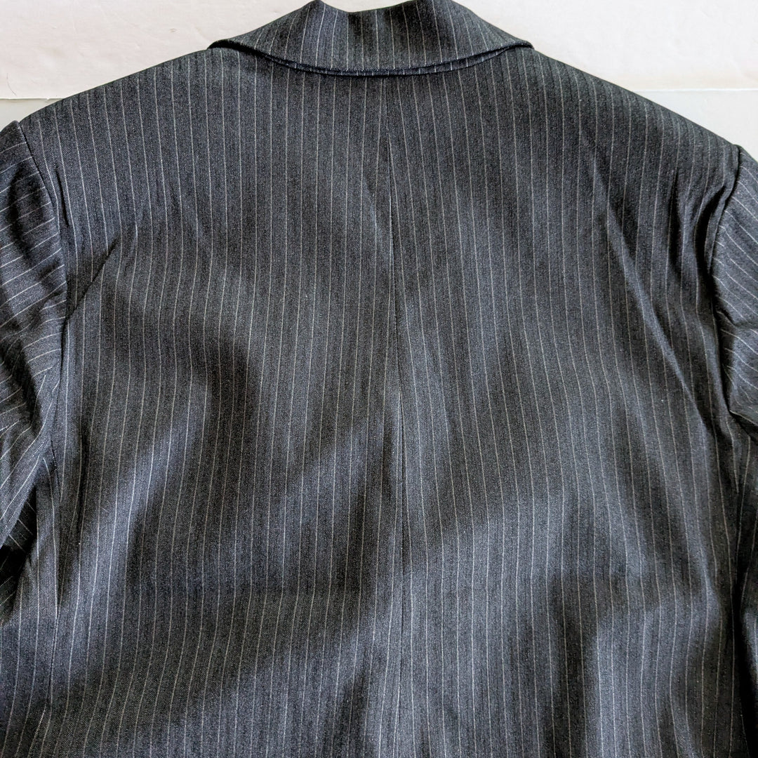 Maree Pour Toi Pinstripe Blazer with Applique Size 16