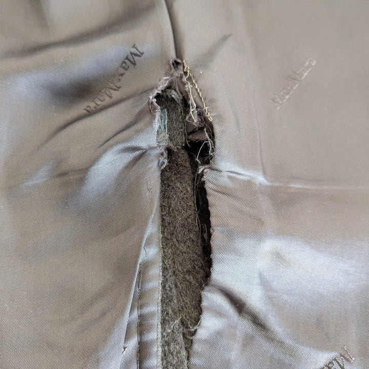 MaxMara Long Wool Coat Size 14