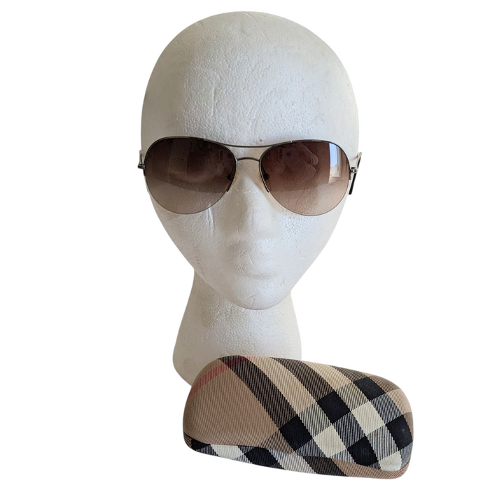 Burberry 3060 Aviator Sunglasses