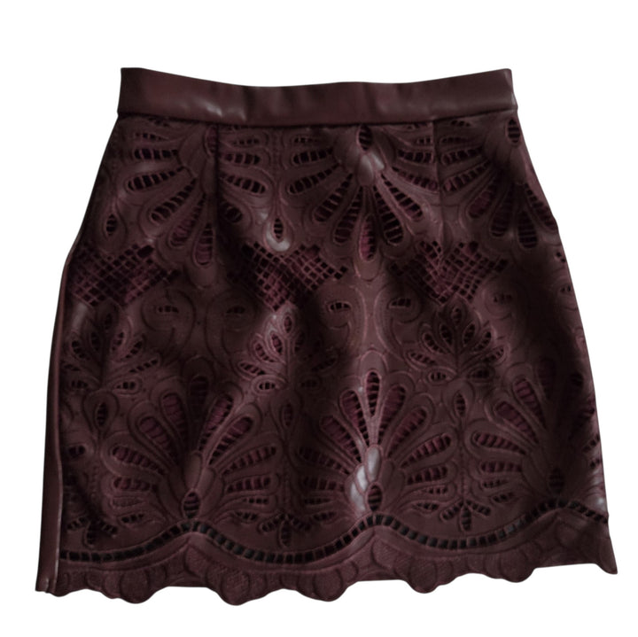 ChicMe Faux Leather Mini Skirt Size Medium