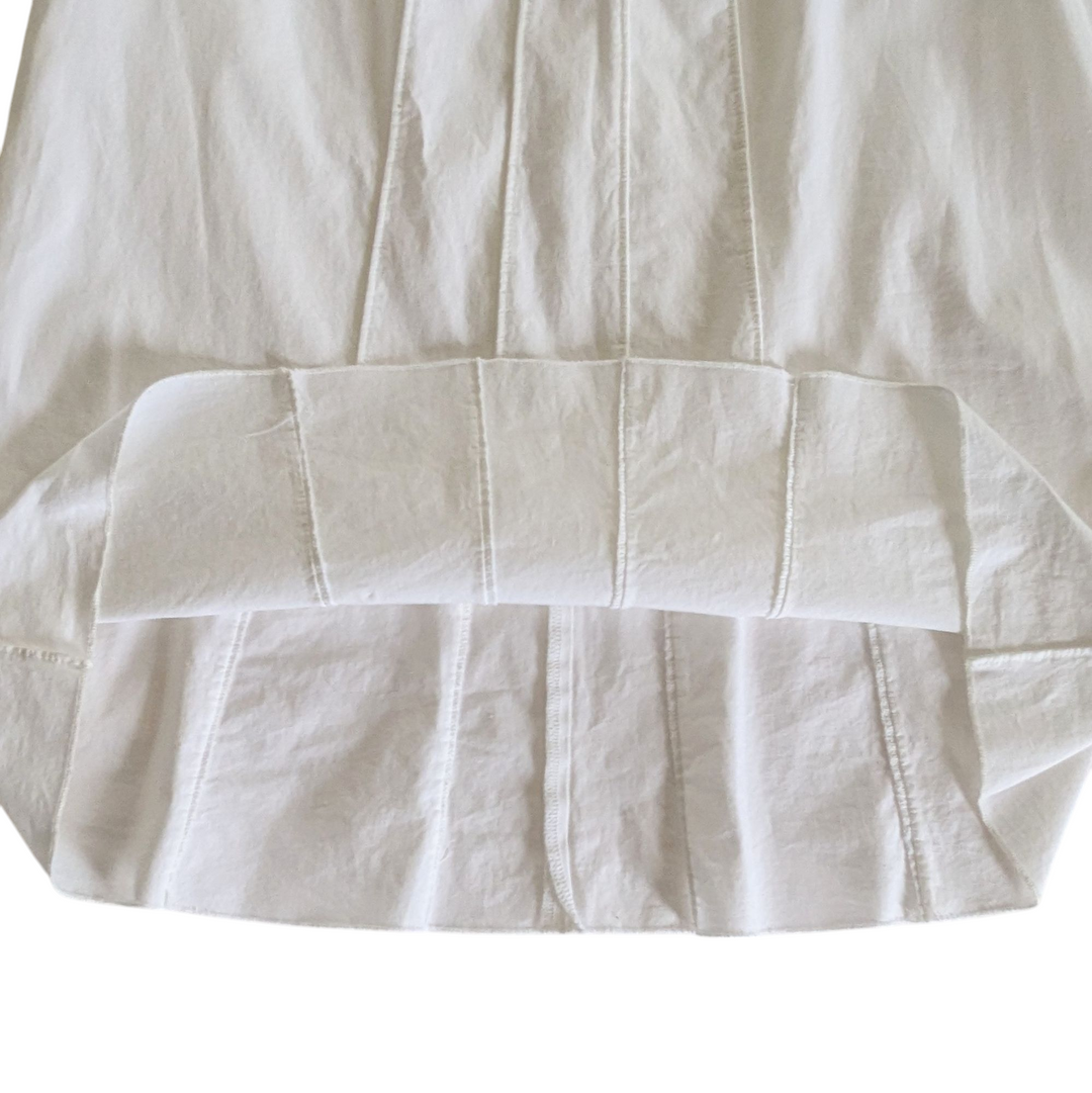M2057 Maria Pinto White Blouse Size Medium