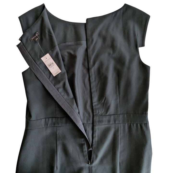 Ann Taylor Forest Green Dress Size 10 NWT