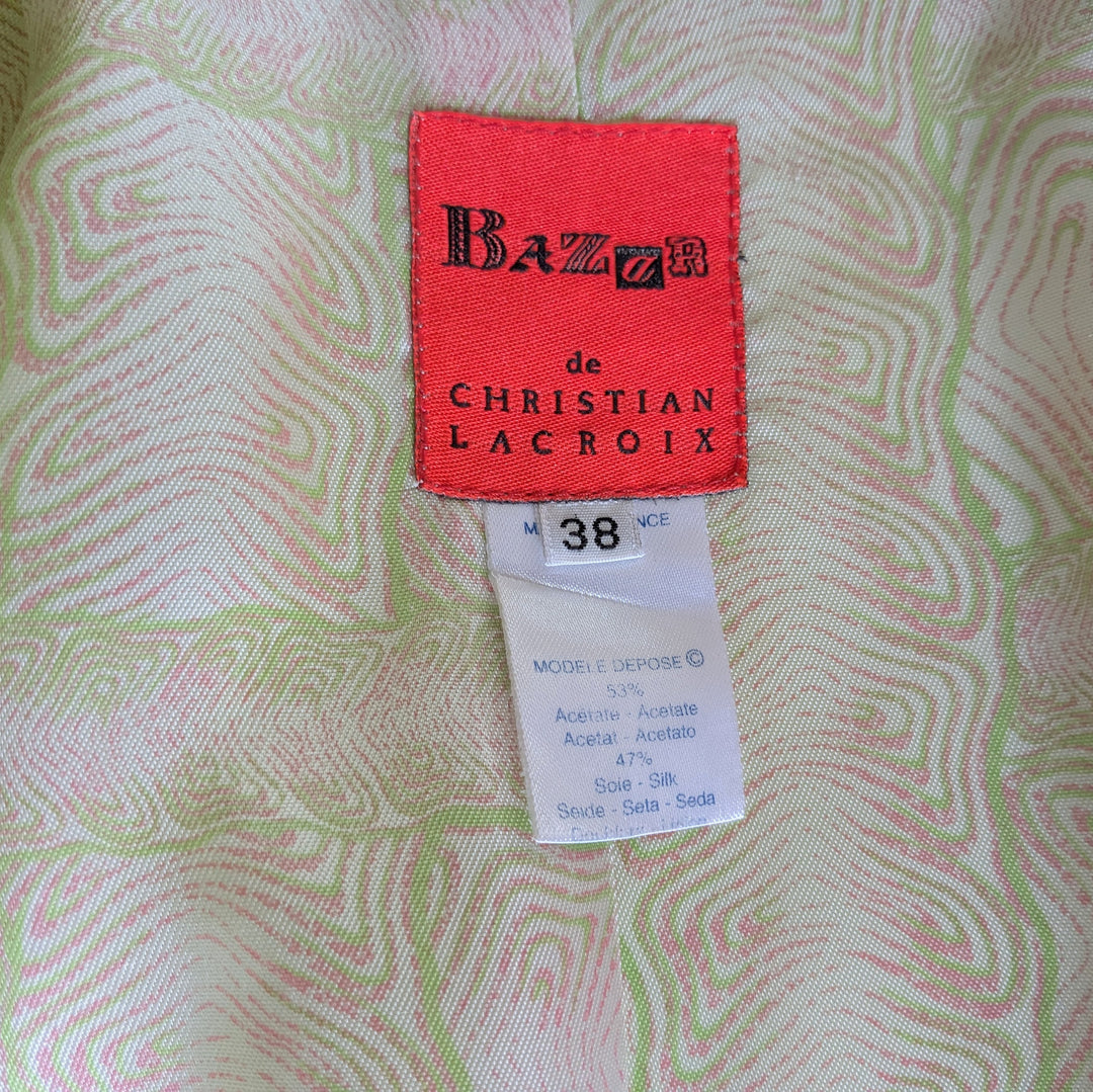 Bazar by Christian Lacroix Vintage Cropped Blazer