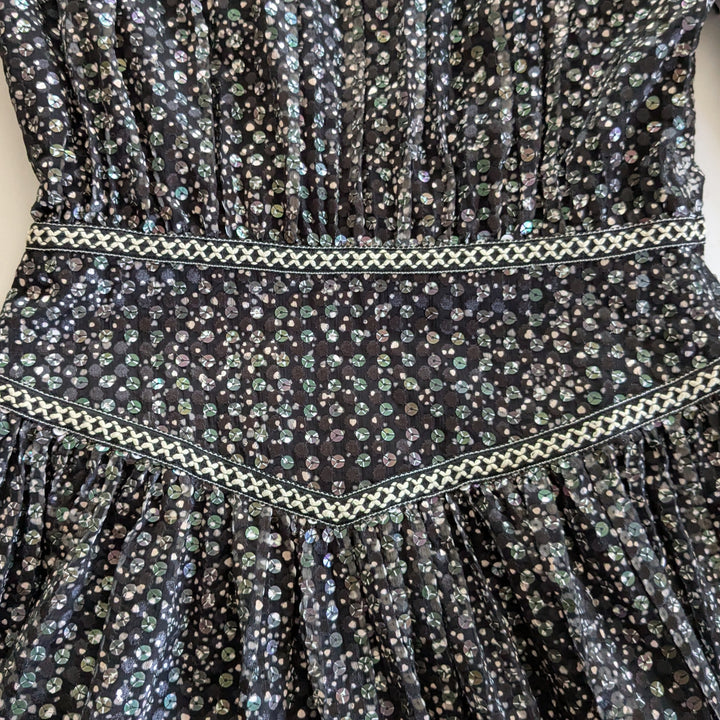 Maje Sequin Embellished Cocktail Dress Size 36/6