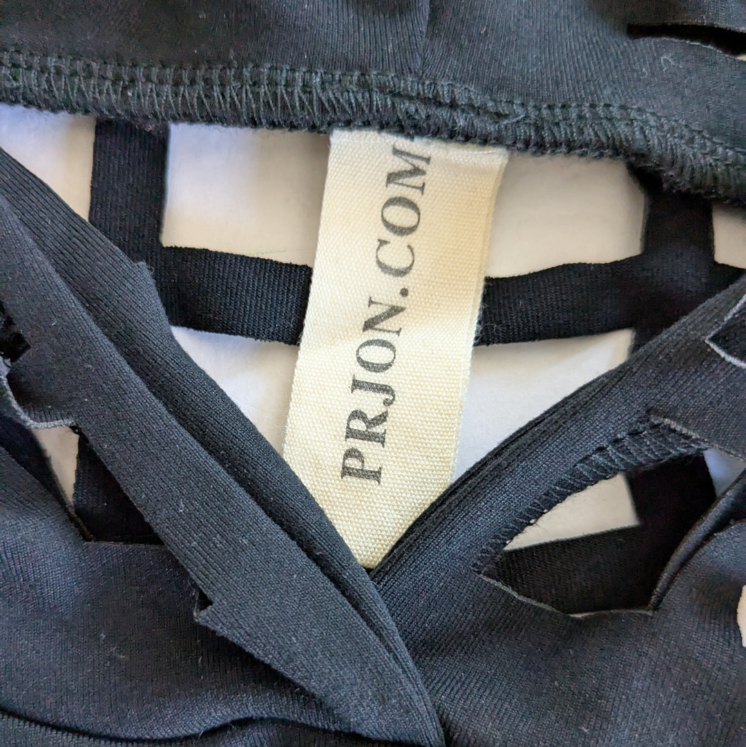 PRJON Laser Cut Hooded Tank Top Size Small